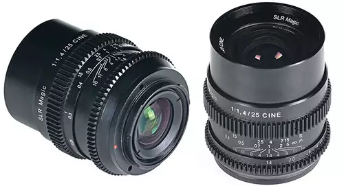 Das SLR Magic CINE Prime 25mm F1.4 fr (F)E-Mount  