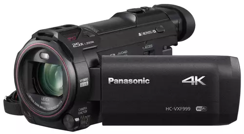 Der Panasonic HC-VXF999 bringt wieder einen Sucher mit