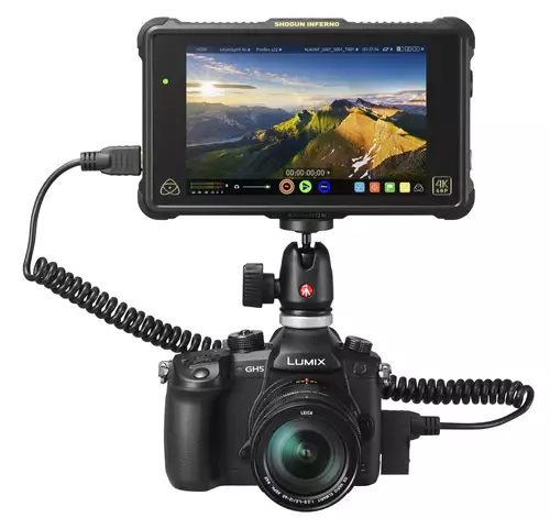 Über HDMI- können Atomos-Recoder die GH5 steuern und Timecode- empfangen