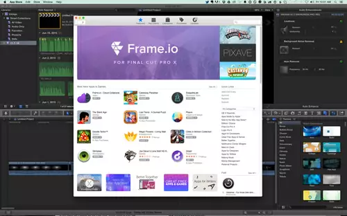Frame.io mit FCPX 