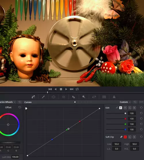 Wo ist der Weiabgleich in DaVinci Resolve? : Bild1