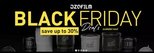 bersicht: Black Friday Angebote und Cashbacks fr Filmer 2022: Kameras, Objektive, Notebooks und mehr : dzofilm