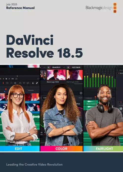 DaVinci Resolve 18.5 Referenz-Handbuch (ber 4.000 Seiten) zum freien Download verfgbar