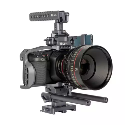 IKAN: Stratus Complete Cage fr Blackmagic Pocket Cinema Camera 4K inkl. Metabones- und SSD-Support 