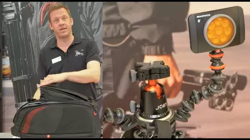 Manfrotto: FS7, C200, EVA1 Kamerarucksack Expand + neue GorillaPods  // NAB 2018