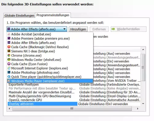 10 Bit Workflow mit Nvidia Quadro K5200 und LG 31MU97-B : system nvidia2