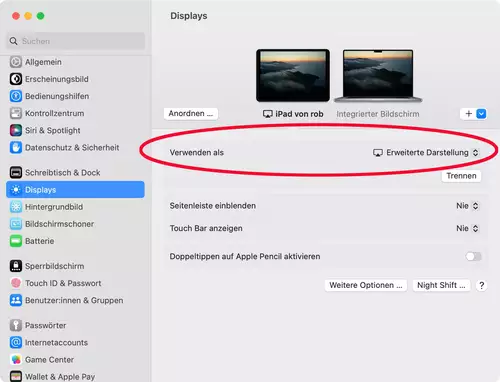  iPad (Pro) als Vorschaumonitor am MacBook Pro: Besseres mobiles Videoschnitt-Setup? : ErweiterteDarstellung