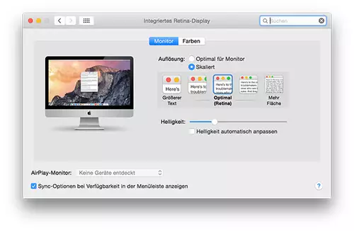 HiDPI Modi am iMac 5K Retina