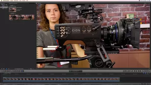 Ein 4K Clip in voller Auflösung bei 100% inkl. Platz für die FCPX GUI