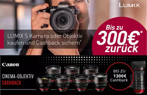 Aktuelle Cashbacks im Herbst 2021: Panasonic, Canon, Olympus und Sirui