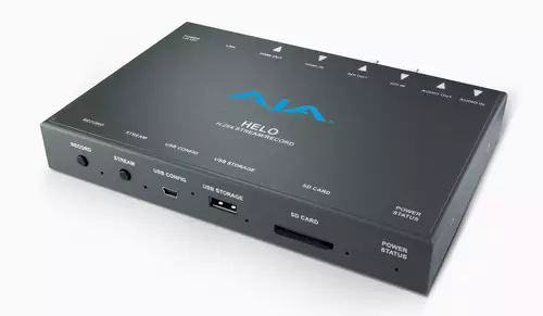 AJA HELO: Professionelles SDI und HDMI Live-Streaming inkl. Remote Webinterface