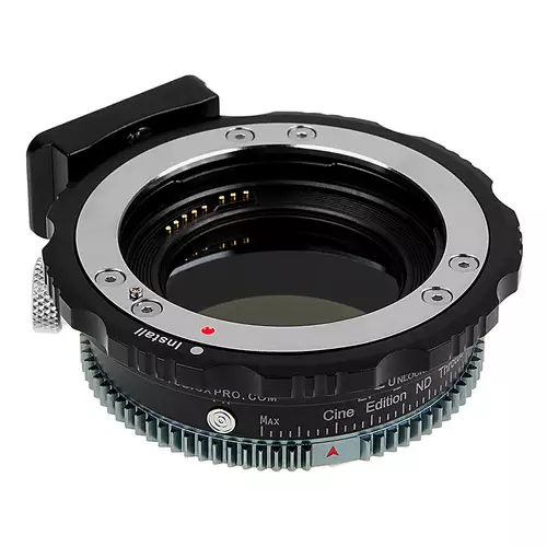 Fotodiox: Smarte Fusion Cine Adapter von Canon EF/EF-S auf L- und RF-Mount inkl. Vario-ND, AF und Lock