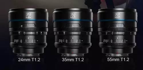 SIRUI startet Vorverkauf für neue S35, T1.2 Cine-Optiken mit 24, 35 und 55mm
