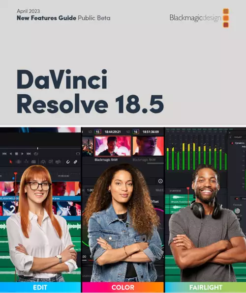 Blackmagic verffentlicht kostenloses Handbuch speziell fr neue DaVinci Resolve 18.5 Features