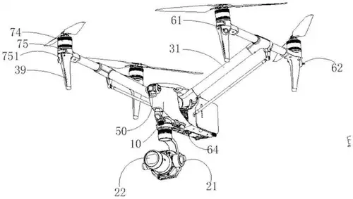 Patent enthllt neue Details von DJIs kommender Profidrohne Inspire 3