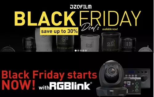 Erste Black Friday Angebote sind online: Objektive, Stative, Gimbals, Mikrofone verbilligt