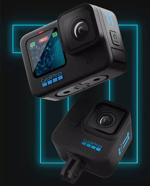 Neue GoPro Hero11 Black: Größerer Sensor, längere Laufzeit - und neues Mini Modell 