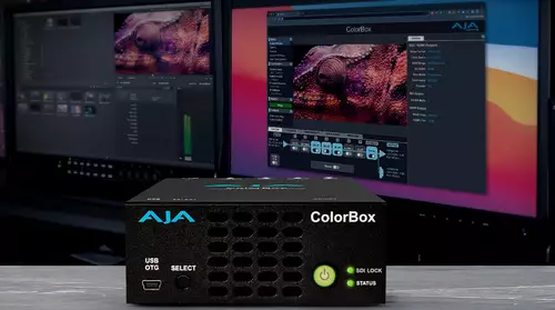 Neue AJA ColorBox bietet Farbraumkonvertierungen und LUT Verarbeitung