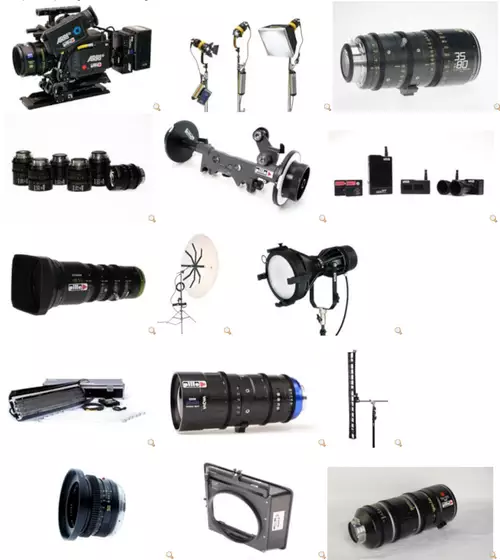 Kameras, Objektive, Lichter, Dollys und mehr: Groe Online-Versteigerung von Profi-Filmequipment (2.000+ Gerte)