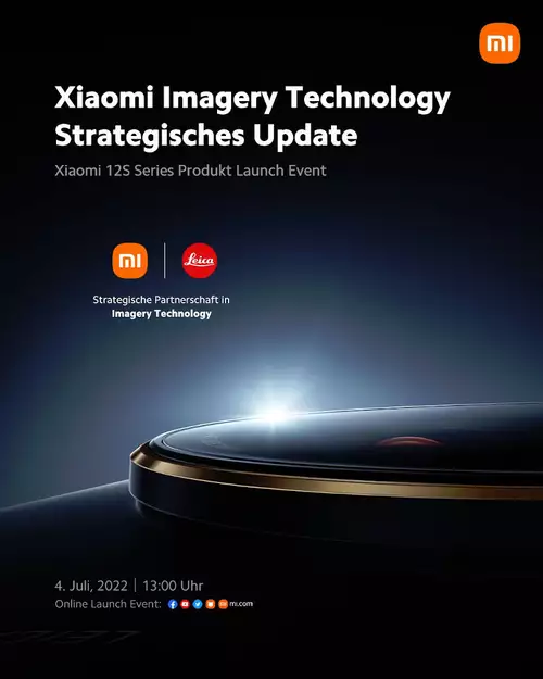 Xiaomi 12S Ultra Smartphone wird mit 1" Sensor filmen