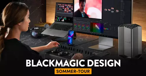 Blackmagic Sommer-Tour 2022: Kostenlose Workshops zu DaVinci Resolve, Kameras und Mixern