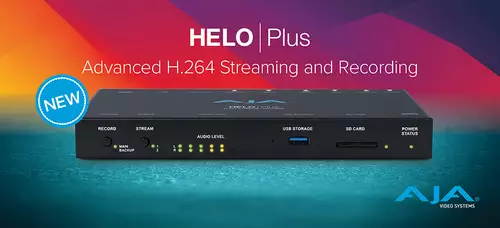 AJA HELO Plus: Professionelles H.264 Recording und duales Streaming