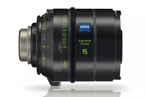 ZEISS Supreme Prime 15mm T1.8 Cine-Objektiv angekndigt