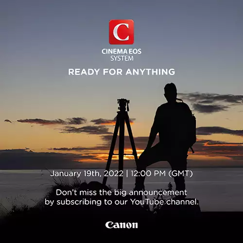 Canon stellt am 19. Januar neue Cinema EOS Kamera vor - kommt die EOS R5C?