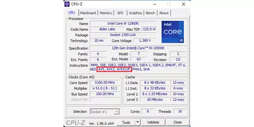 Intel deaktiviert AVX-512 auf Alder Lake CPUs