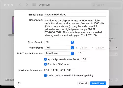Macbook Pro M1 Max und Pro erlauben individuelle Display-Kalibrierung