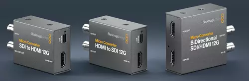 Blackmagic: Neue Micro Converter 12G Modelle mit 3D-LUTs und 4K-Untersttzung