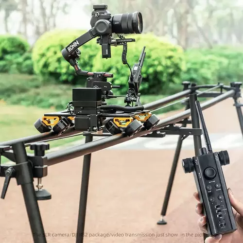 CAME-TV: Fernsteuerbarer Slider fr DJI RS2 Gimbal mit 3.47 Meter Schiene