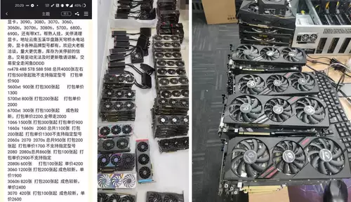 Chinesische Crypto Miner überschwemmen den Markt mit billigen GPUs