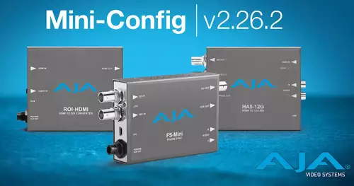 AJA: Neues PAK Dock Pro und Updates fr Mini-Config v2.26.2 und FS-HDR