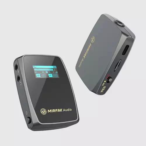 Mirfak Audio WE10 Pro: Neue kompakte Dual Receiver Funkstrecke mit Aufnahme auf SD-Karte
