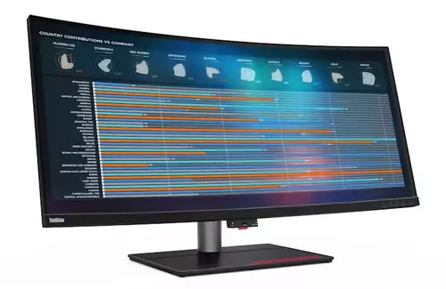 Lenovo ThinkVision P40w: 39.7" 5K-Monitor mit Thunderbolt 4 Dock