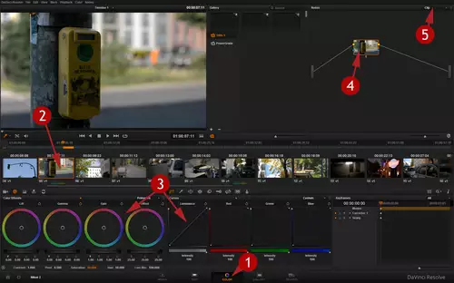 Workshop: Nikon D5200 als Rebel-Cam - Teil 4: Resolve Basics : Color1