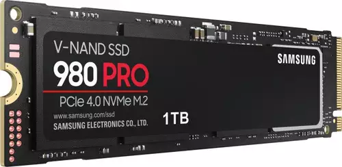 Samsung 980 PRO PCIe 4.0 NVMe SSD mit bis zu 5.000 MB/s Schreibgeschwindigkeit