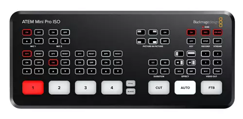 Blackmagic ATEM Mini Pro ISO: Livemixer mit Multirecording-Funktion