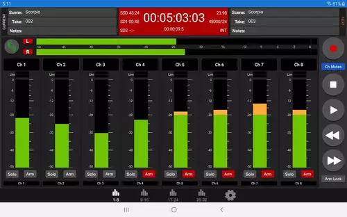 Sound Devices: SD-Remote App zur Steuerung der portabler Profi Mixer-Rekorder