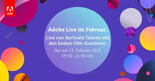 Heute: Adobe Live @Berlinale Talents -- Editing Special kostenlos im Netz zu sehen