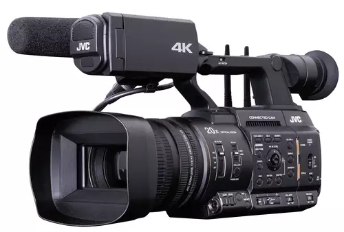 JVC GY-HC500 und 550 - Profi-Camcorder u.a. mit ProRES-Recording auf M.2-SSDs // IBC 2018