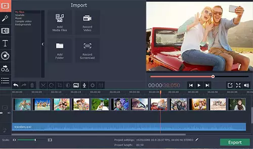 Movavi Video Editor 14 (Plus) mit Auto-Editing Funktion