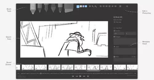 Storyboarder - kostenloses Storyboard-Programm fr Windows, Mac und Linux