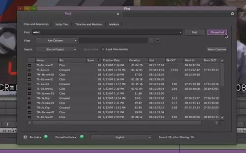 Avid bringt PhraseFind und ScriptSync zurck in den Media Composer