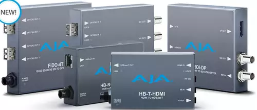 Neue AJA Mini-Konverter transportieren HDMI per Ethernet