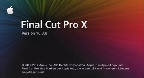 12. Final Cut Pro (X):Verbindungen aufheben in FCP X 10.0.6 : fcxp10 0 6Logo