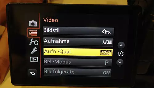 Photokina 2012 – mehr Video-DSLR geht kaum ... : gh3 menue