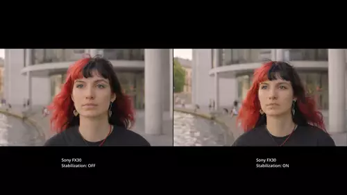 Sony FX30 mit APS-C/S35 Sensor im ersten Hands-On: Handling, Hauttöne, AF uvm. : SonyFX30Stabilisierung