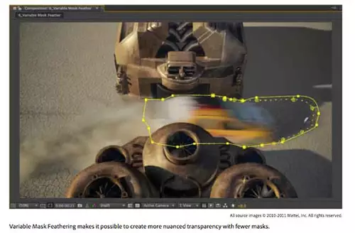 Variables Masken Feathering in After Effects CS6